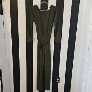 Chic Olive Green Women's Jumpsuit